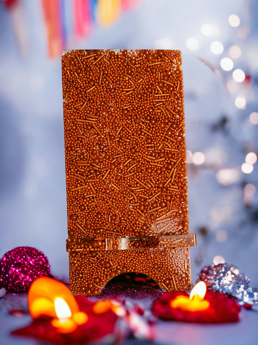 Golden Sprinkles Phone Stand