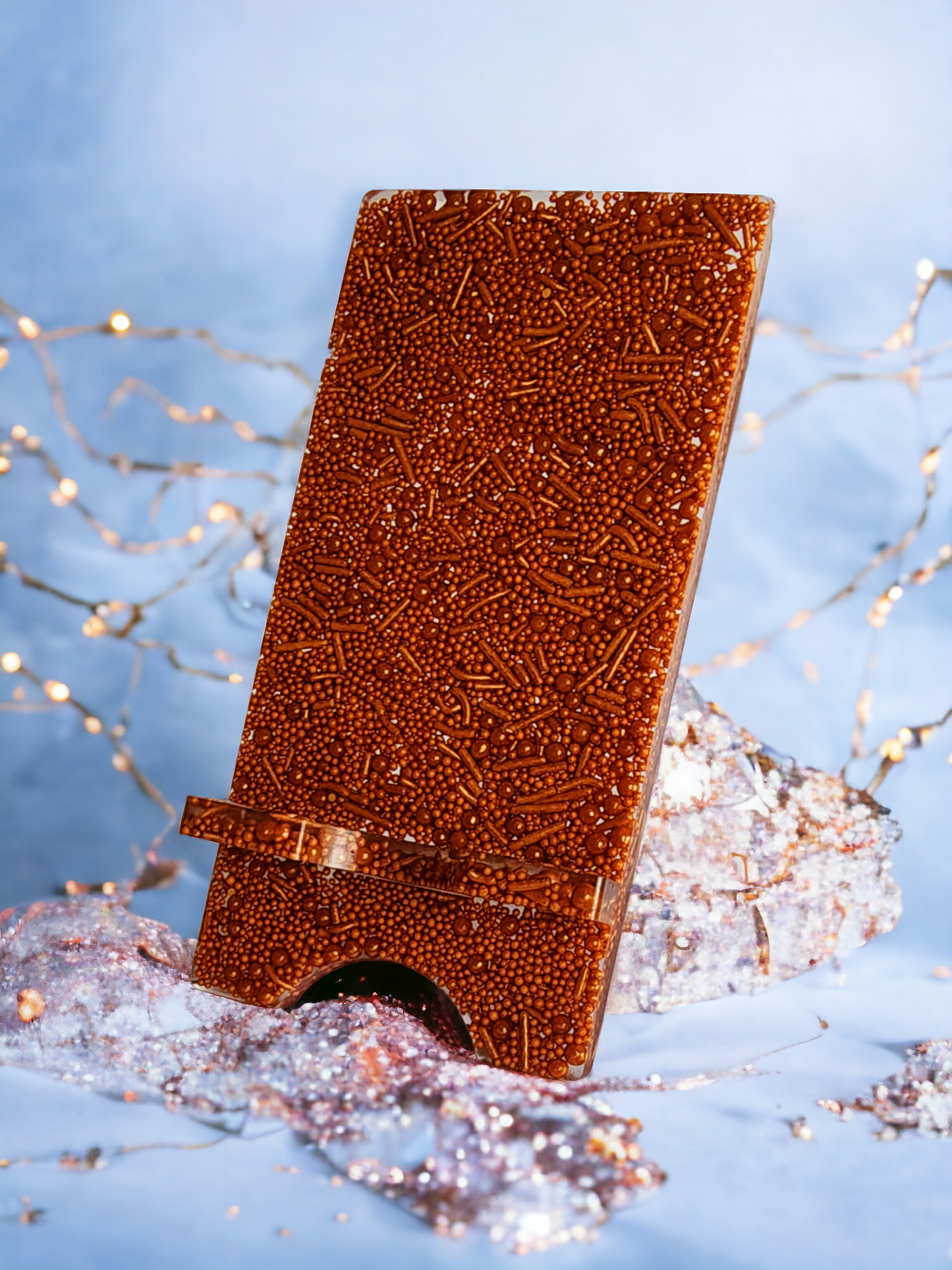 Golden Sprinkles Phone Stand