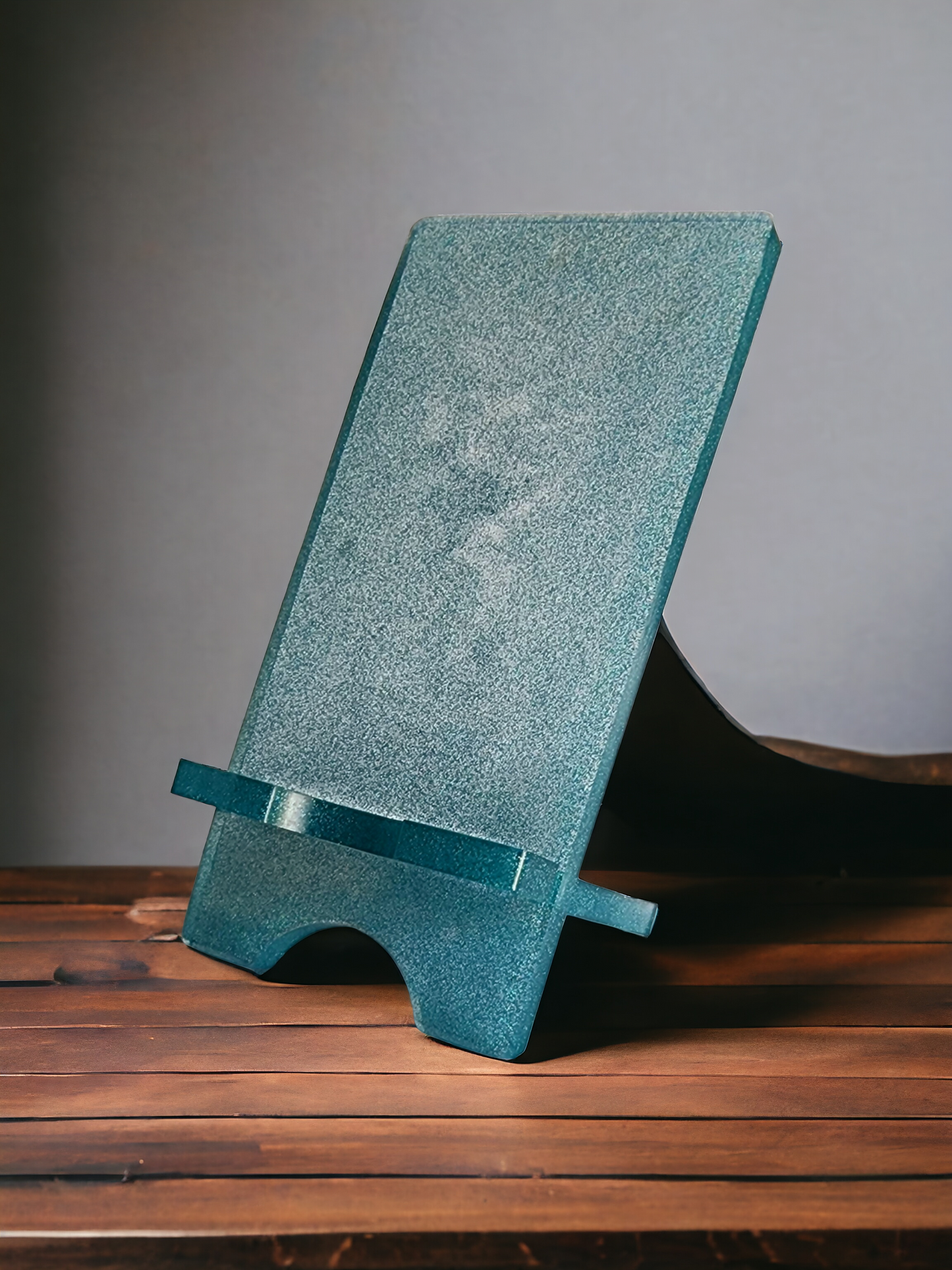 Laser Blue Mica Phone Stand